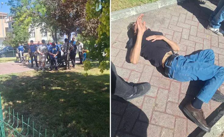 12 yaşındaki çocuğa tacizde bulunduğu iddia edilen şüpheli mahalleli tarafından darbedildi