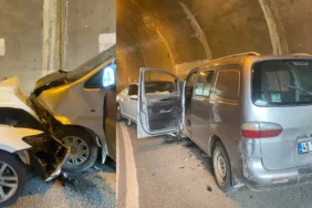 32-kurtunde-tunel-icinde-iki-arac-kafa-kafaya-carpisti-5-yarali