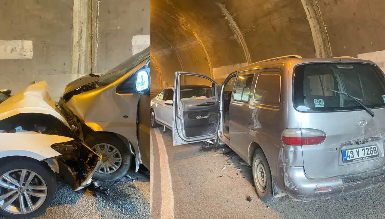 32-kurtunde-tunel-icinde-iki-arac-kafa-kafaya-carpisti-5-yarali