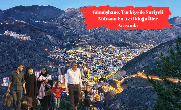 Gümüşhane, Türkiye’de Suriyeli Nüfusun En Az Olduğu İller Arasında