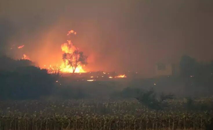 Çanakkale’de çıkan orman yangını büyüdü! 5 köy tahliye edildi