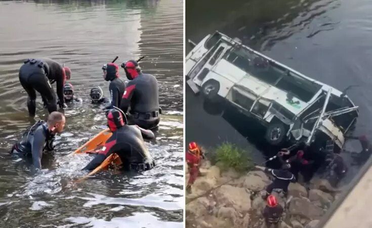 Cezayir’de yolcu otobüsü köprüden dereye uçtu: 18 ölü