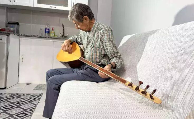 Merhum sanatçı Neşet Ertaş’ın kardeşi Ali Ertaş’a sahip çıkan Kırşehirliler oldu