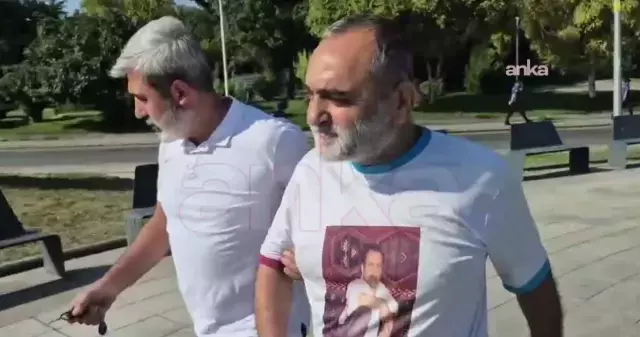 TBMM önünde beyaz Toros yakıldı