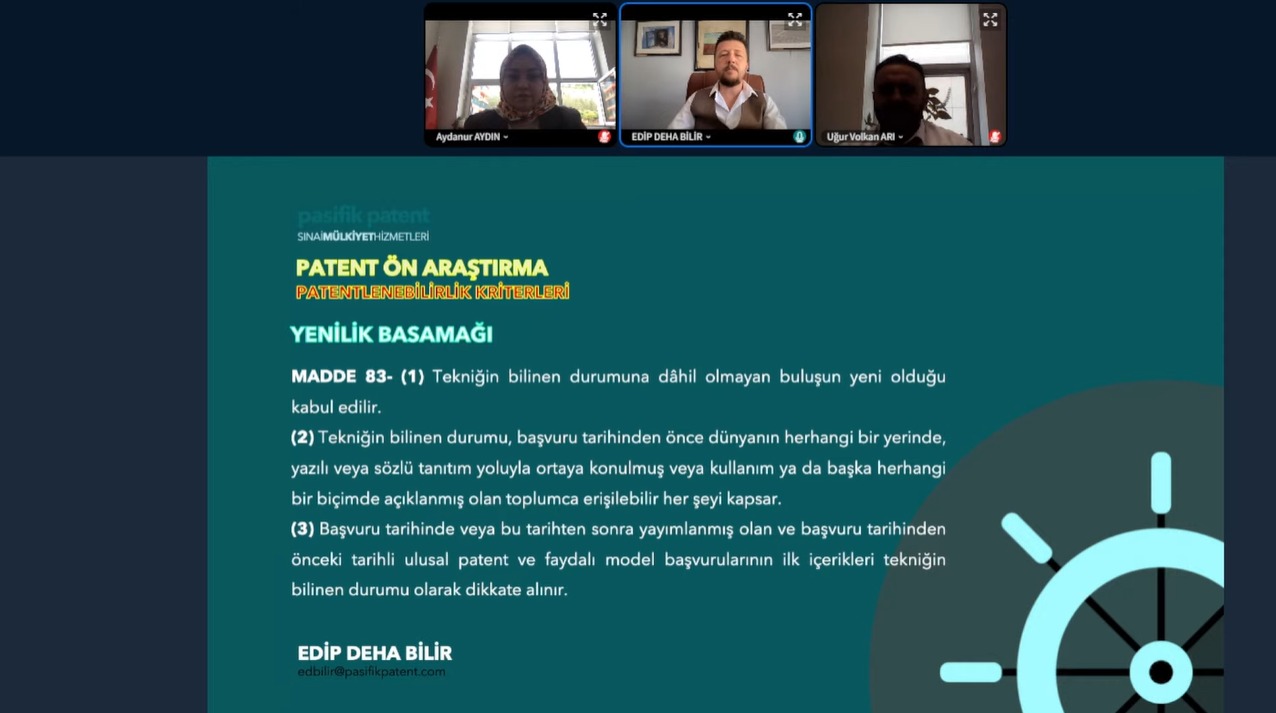 GÜMÜŞHANE TTO PATENT