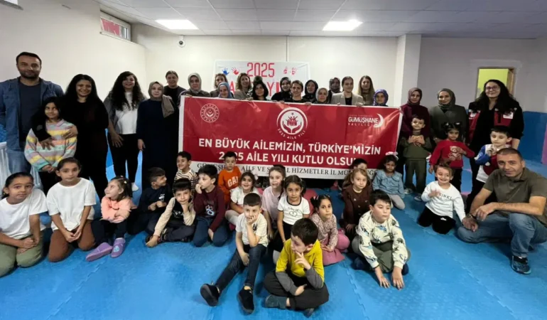 Gümüşhane’de Minik Kalpler “Benim Ailem” Atölyesinde Sevinçle Buluştu