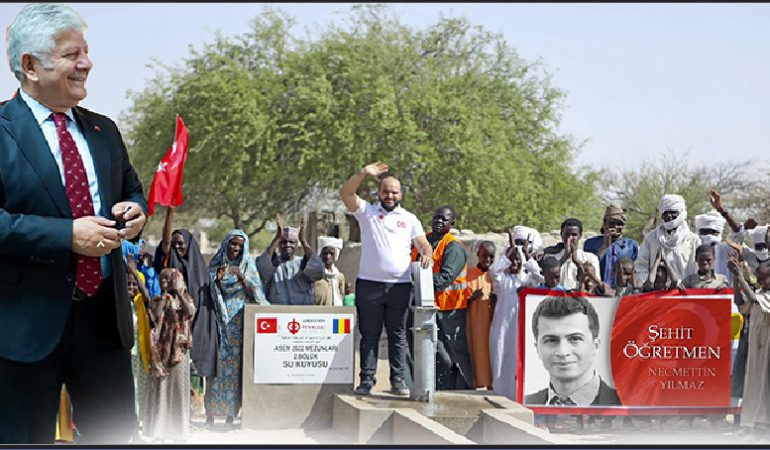 ŞEHİT ÖĞRETMEN ADINA SU KUYUSU AÇTIRDI