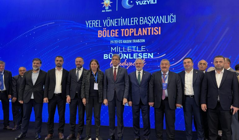 AK Parti Yerel Yönetimler Buluşmasında Gümüşhane Damga