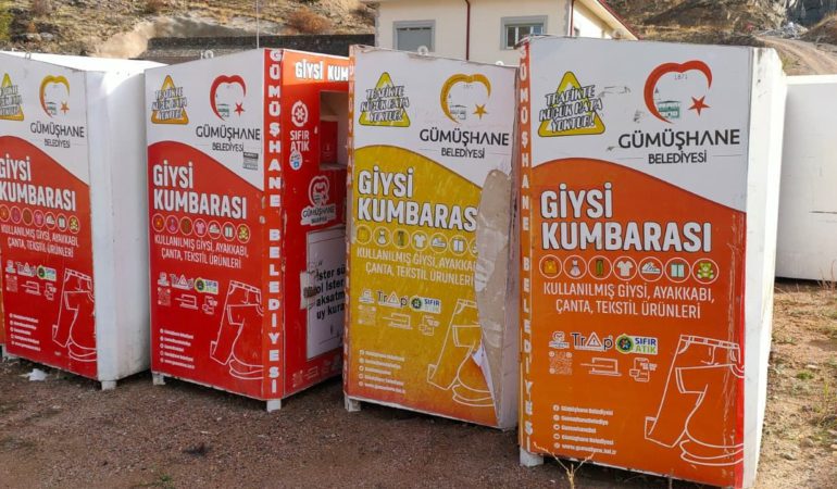 Gümüşhane’de Giysi Kumbaraları Kaldırıldı! Neden?