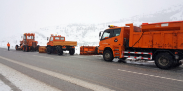 ERZİNCAN-SİVAS VE GÜMÜŞHANE YOLUNDA KAR ÇİLESİ