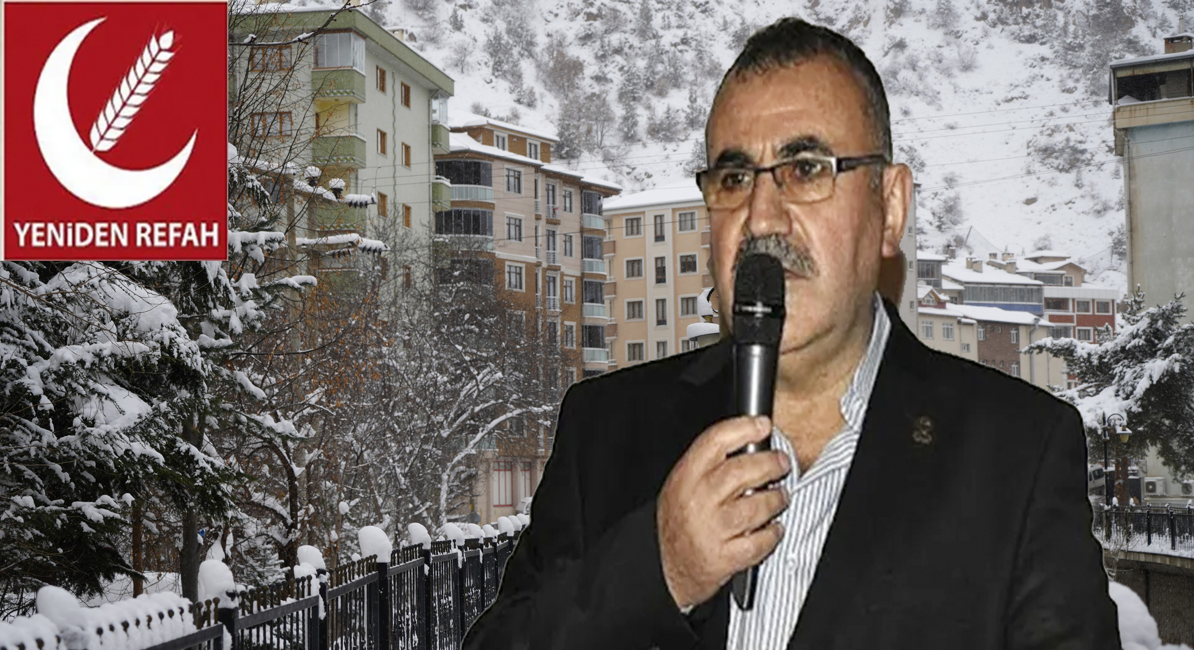 GÜMÜŞHANE KENTE MERKEZİNDE KAR KALINLIĞI 30 SANTİMETREYE ULAŞTI