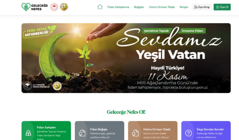 Üçüncüzade Ailesi’nin Artık Tüm Türkiye’de Dikili Bir Ağacı Var!