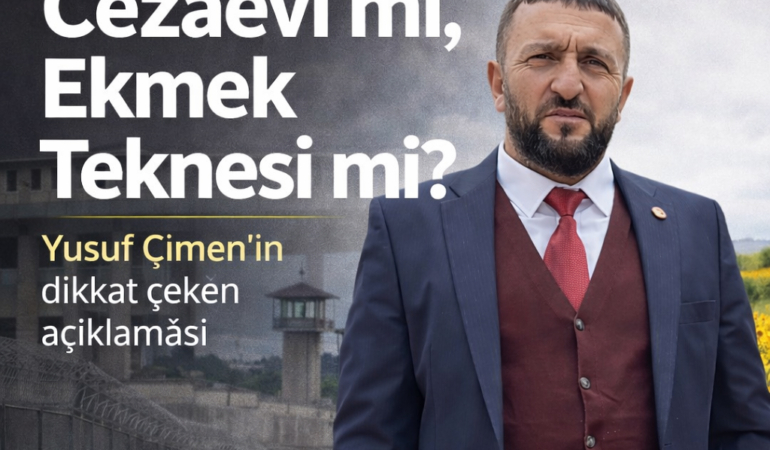 Çimen’den Cezaevi Tartışmasına Dikkat Çeken Çıkış: “Doğru Yatırım, Doğru Yerde Olmalı”