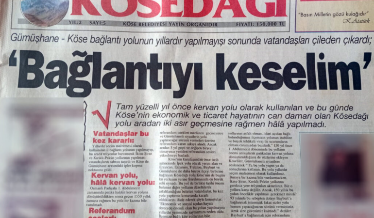 KÖSELİLER’DEN  Bayburt’a bağlanma resti!