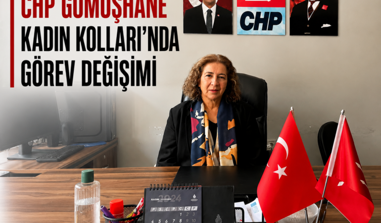 CHP Gümüşhane Kadın Kolları’nda Görev Değişimi