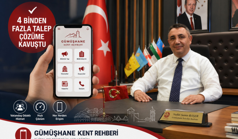 Gümüşhane’de 4 Binden Fazla Vatandaş Talebi Çözüme Kavuştu