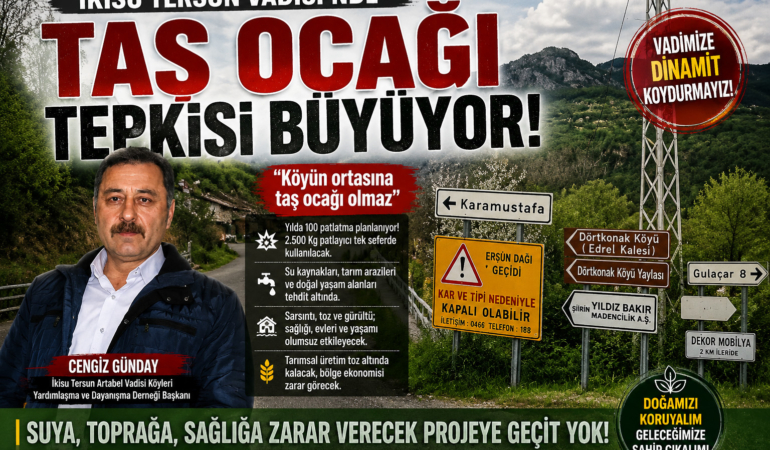 “Vadimize Dinamit Koydurmayız”