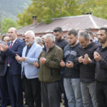 GÜMÜŞHANE'DE ÖLDÜRÜLEN GENÇ KADIN SON YOLCULUĞUNA UĞURLANDI 6 AYLIK BEBEĞİNİ GERİDE BIRAKAN ARZU PEKİN DEFNEDİLDİ