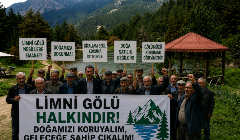 Tepkiler Sonuç Verdi, Limni Gölü İhalesi İptal Edildi
