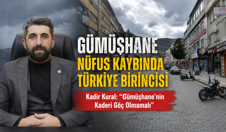 Kadir Kural: “Gümüşhane’nin Kaderi Göç Olmamalı”