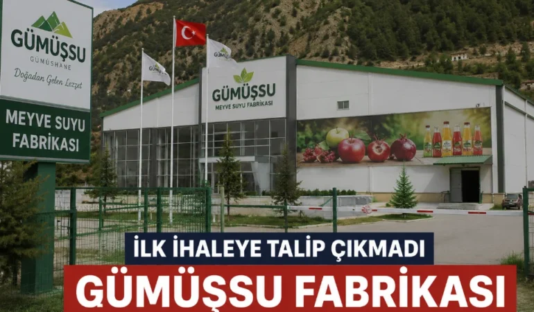 GÜMÜŞSU Fabrikası Yeniden Satışta: Muhammen Bedel Düştü, Marka Hakları İhaleye Eklendi
