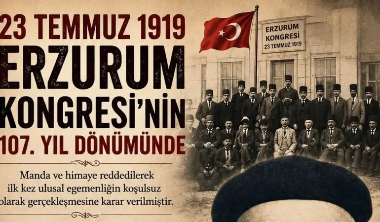Erzurum Kongresi’nin 107. Yılında Şiranlı Hasan Fehmi Polat Rahmetle Anıldı