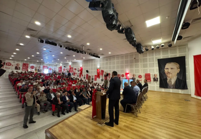 MHP Şiran İlçe Kongresinde Mahin Şahin Yeniden Başkan Seçildi