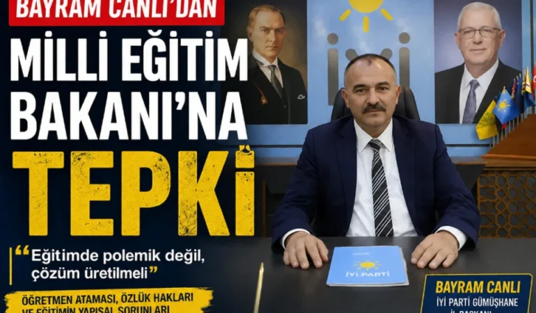Bayram Canlı: “Eğitimde Polemik Değil, Çözüm Üretilmeli”
