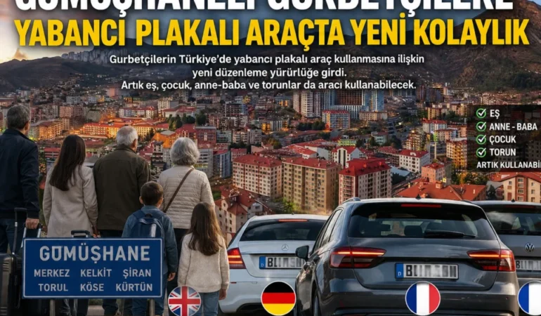 Gurbetçilerin Araç Kullanımında Yeni Kolaylık