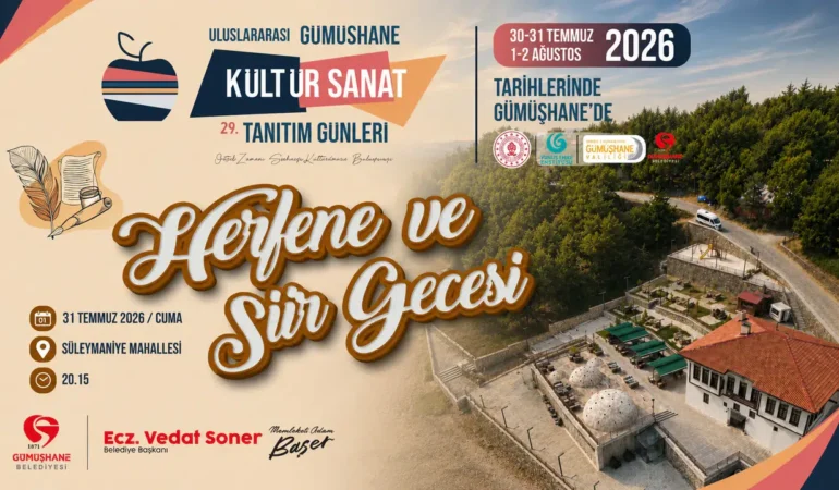 Tarihi Süleymaniye Mahallesi Herfene ve Şiir Gecesine Ev Sahipliği Yapacak