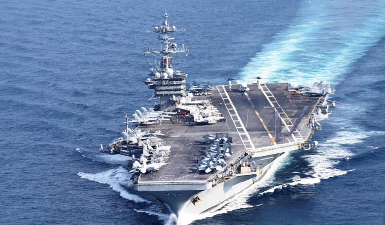 ABD uçak gemisi George Washington Orta Doğu’ya ulaştı