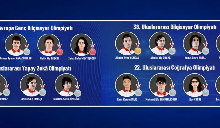 Türk öğrenciler uluslararası arenada 15 madalya kazandı