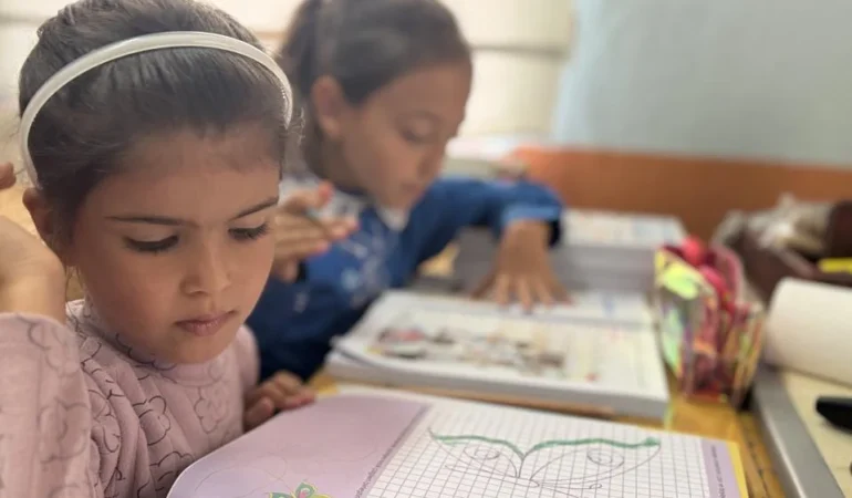 Tek öğrencili okulda İlayda’nın yalnızlığı sona erdi