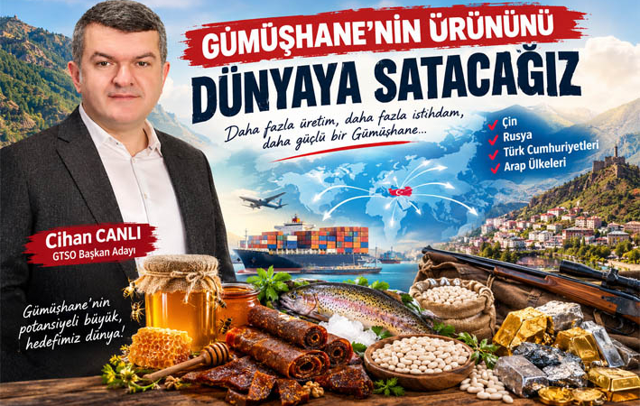 Gümüşhane İçin Yeni Hedef: Ürünü Dünyaya Satmak