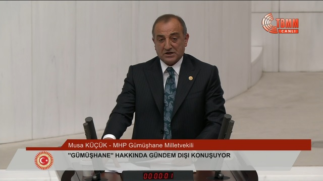 Gümüşhane’nin Ulaşım ve Yatırım Dosyasını Meclis’e Taşıdı