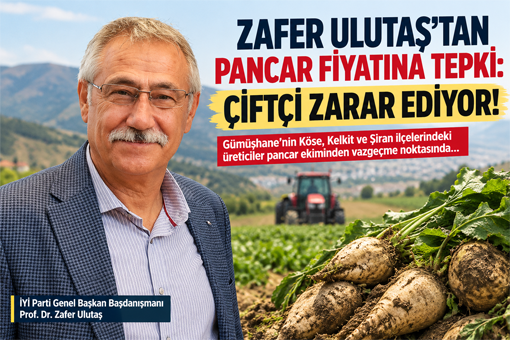 Köse, Kelkit ve Şiran’da Pancar Alarmı